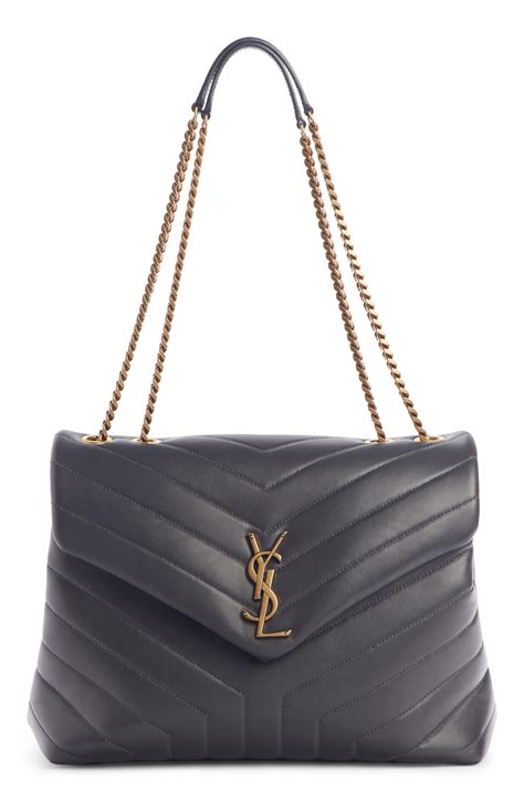 yves saint laurent grey bag|yves Saint Laurent bag vintage.